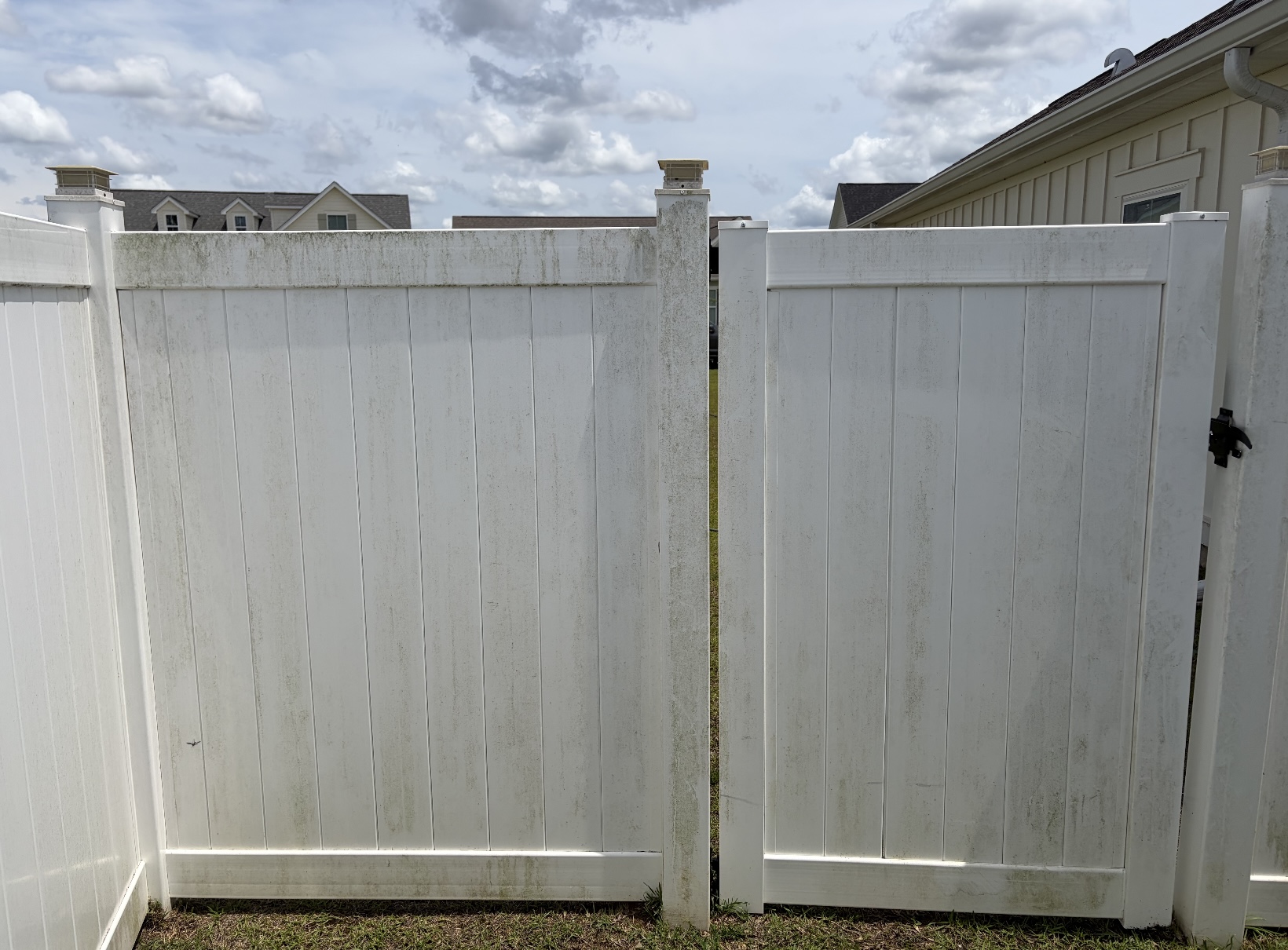 Fence revitalization — before